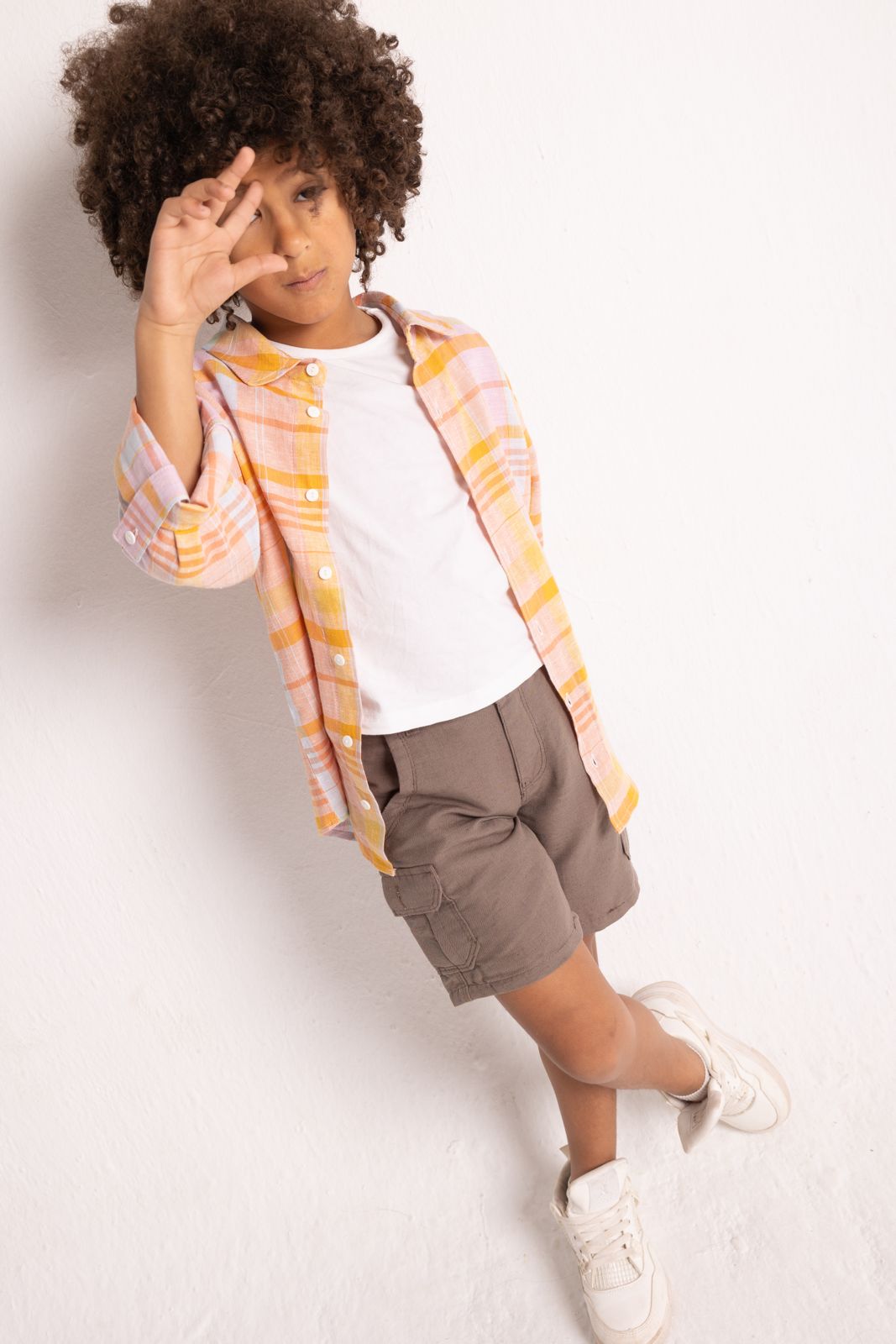 Checked Linen Shirt