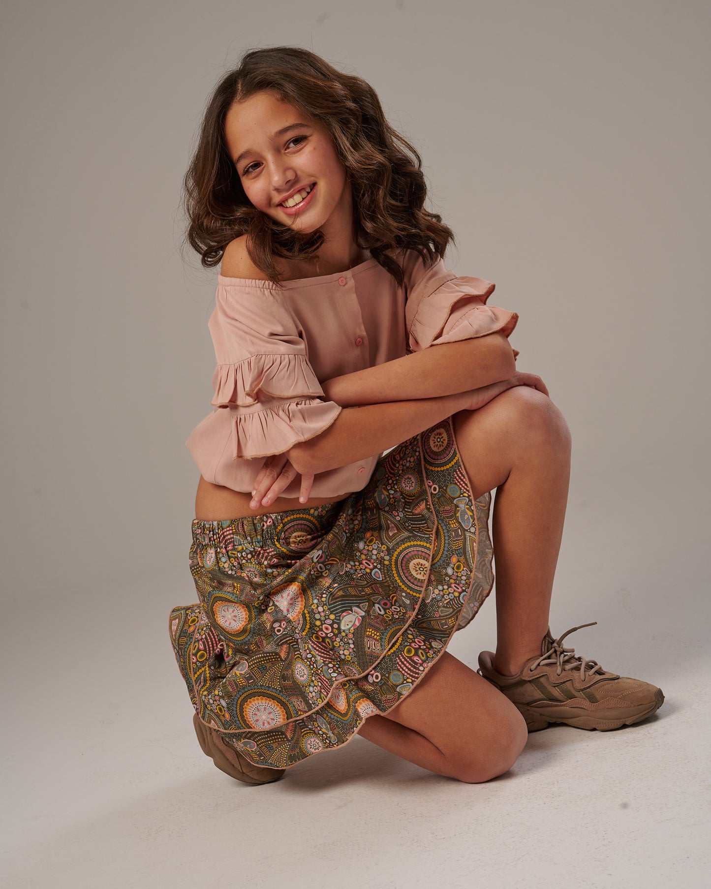 Ruffled Skirt
