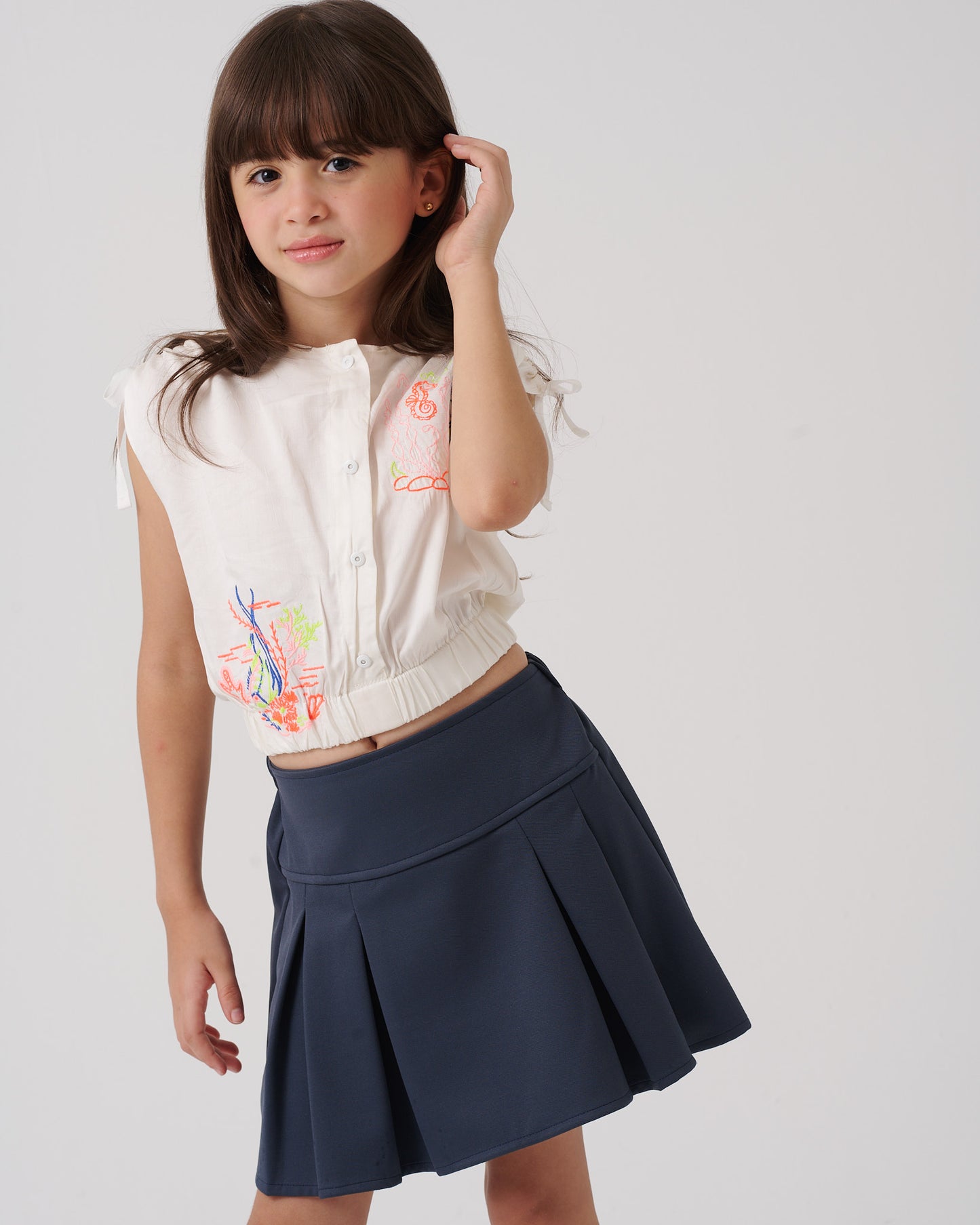 Shoulder Strap Blouse