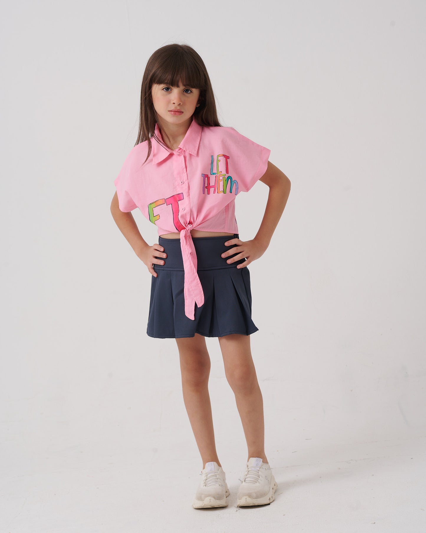 Linen Tie Blouse