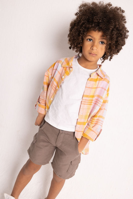 Checked Linen Shirt