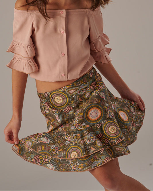 Ruffled Skirt