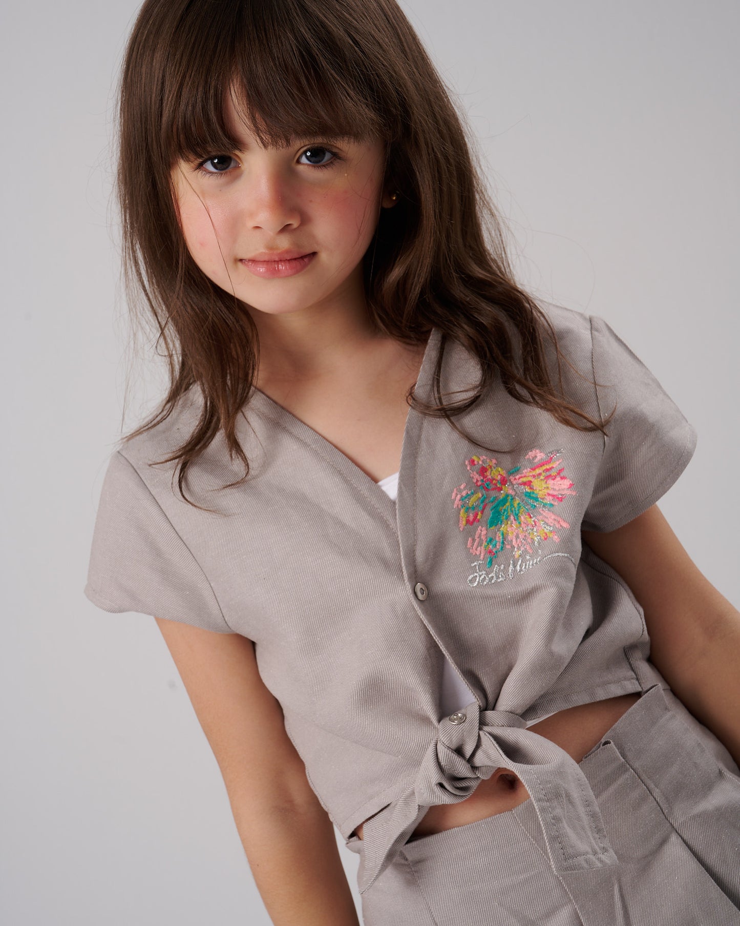 Pleated Short Set