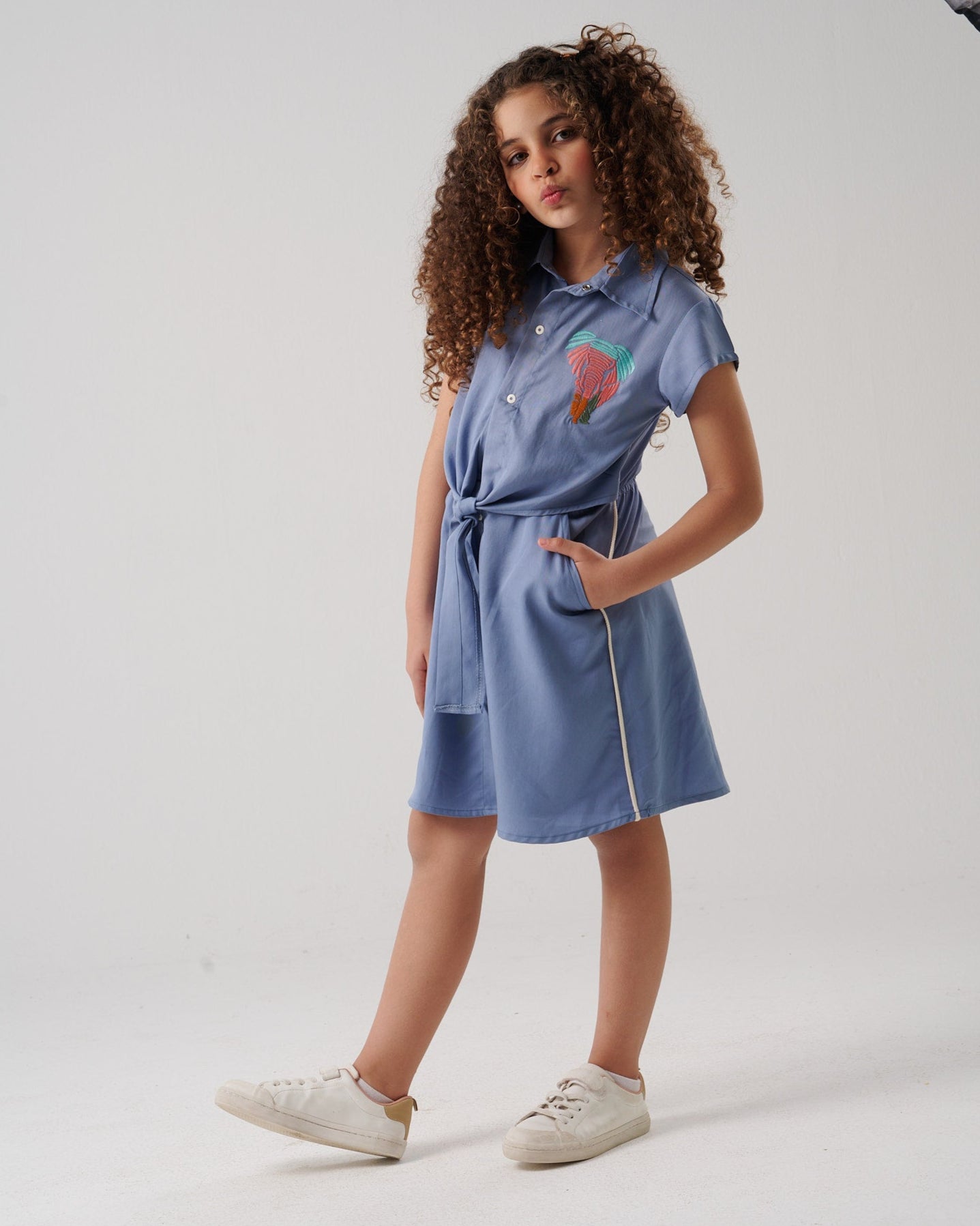 Waist-Tie Dress