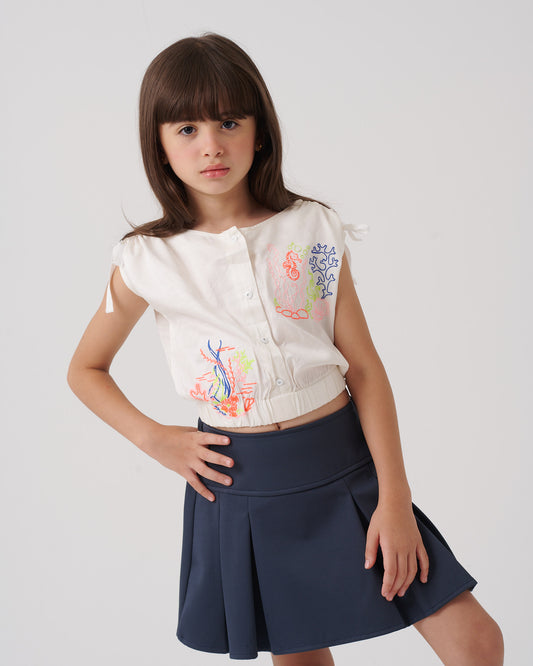 Shoulder Strap Blouse