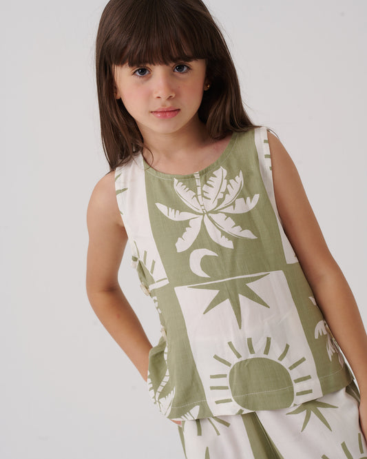 Sleeveless Blouse